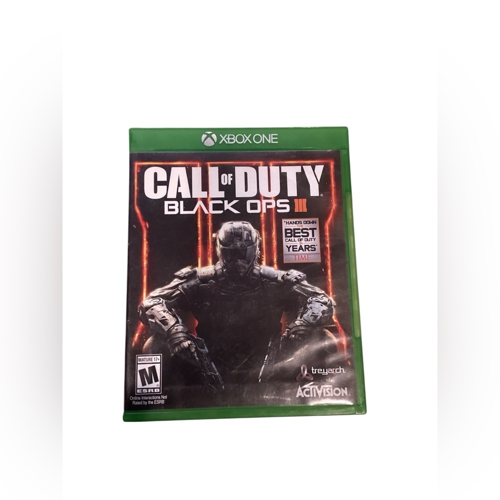 Call of Duty Black Ops III Xbox One Activision Video Game Disc Green Case‎
